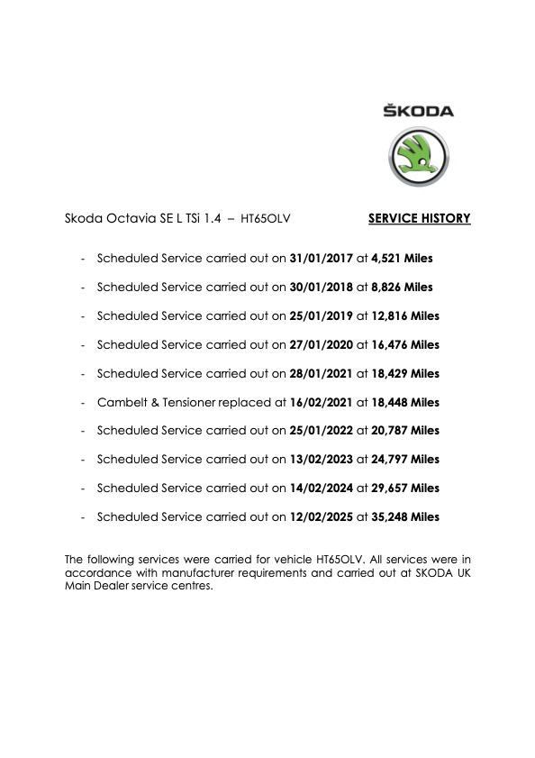 Skoda Octavia 1.4 TSI SE L Hatchback 5dr Petrol Manual Euro 6 (s/s) (150 ps)