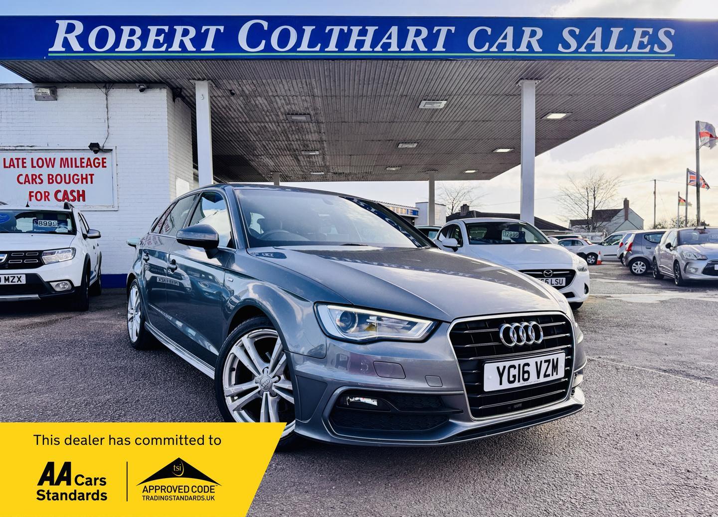 Audi A3 2.0 TDI S line Sportback 5dr Diesel Manual Euro 6 (s/s) (Nav) (150 ps)