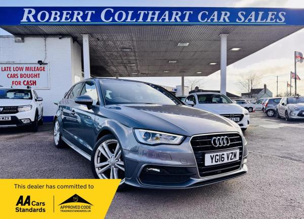 Audi A3 2.0 TDI S line Sportback 5dr Diesel Manual Euro 6 (s/s) (Nav) (150 ps)